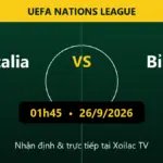 Nhận định Italia vs Bỉ 01h45 ngày 26/9/2026