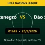 Nhận định Montenegro vs Đảo Síp 01h45 ngày 26/9/2026
